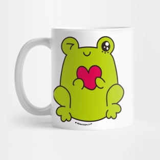 cute frog, kawaii frog cartoon Mug